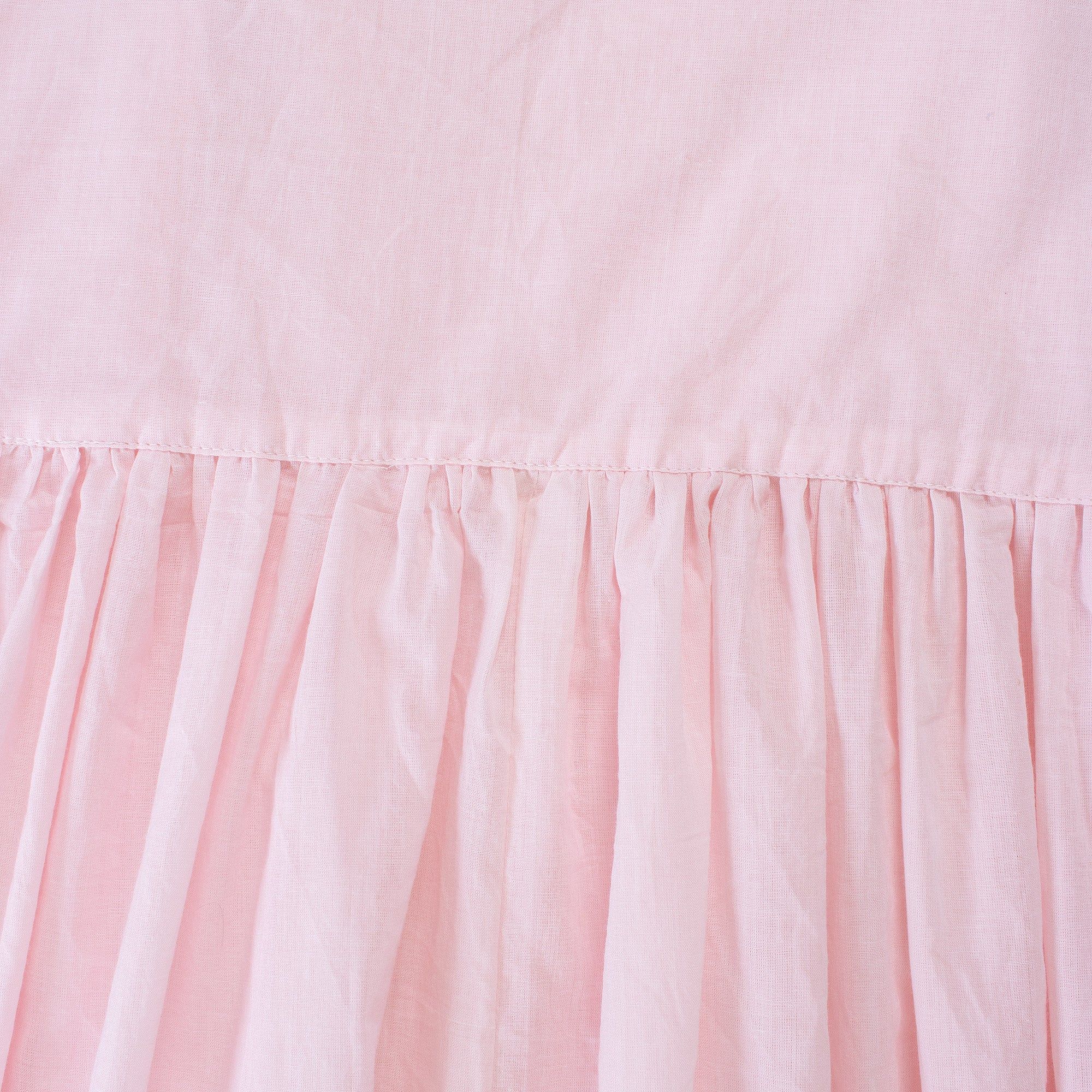 Pink Super Soft Solid Womens Kitchen Apron